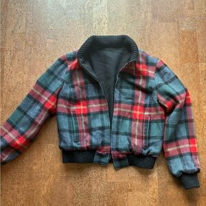 Reversible Pendleton Bomber Jacket